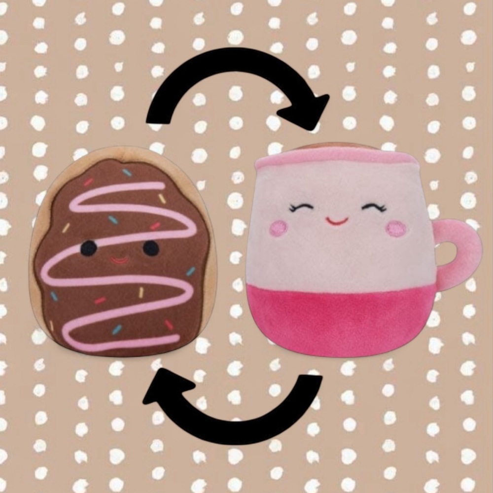 ❤︎2/$15❤︎ Squishmallows Flip A Mallows - Deja & Emery